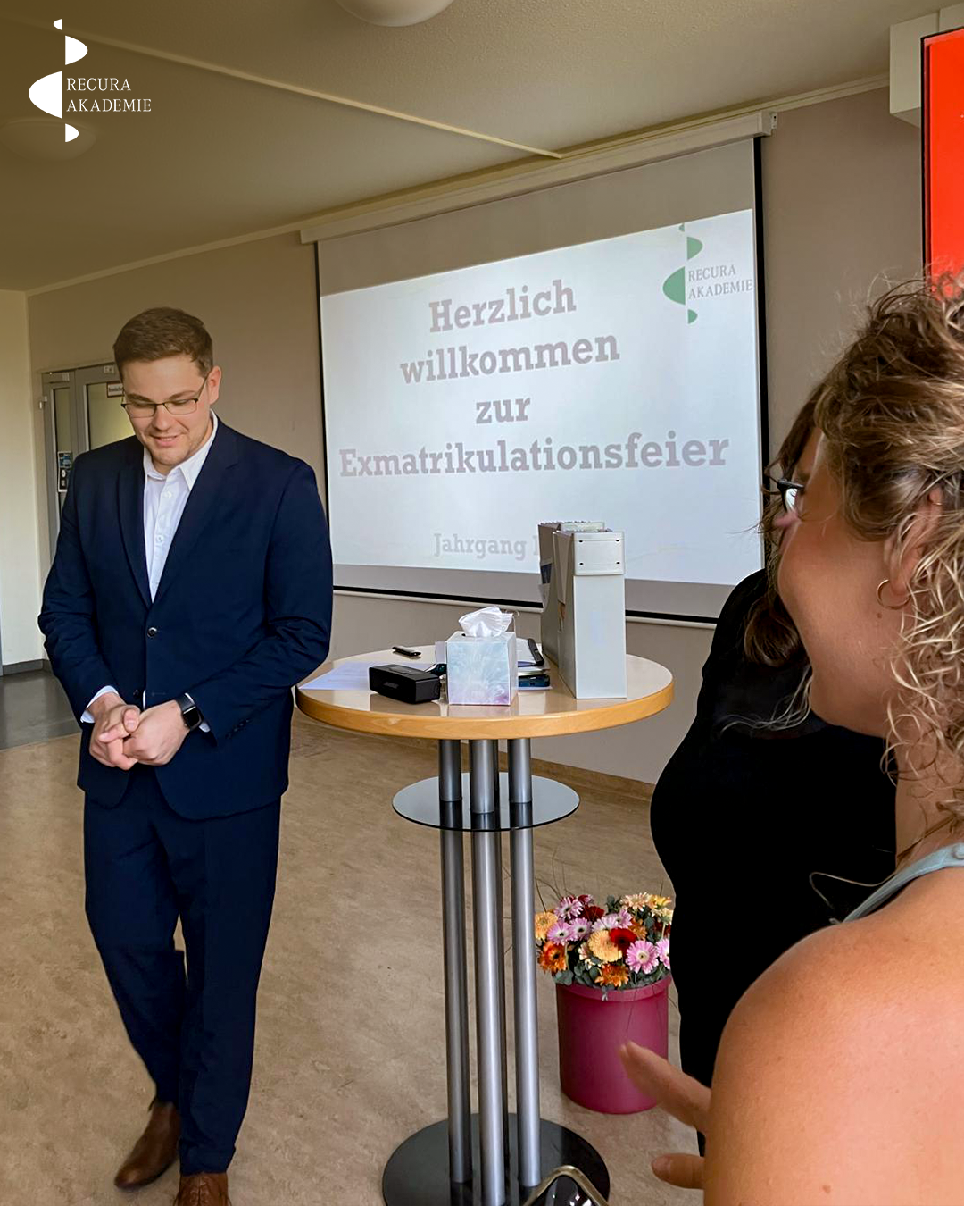 Exmatrikulationsfeier und Zeugnisübergabe an Physiotherapeuten